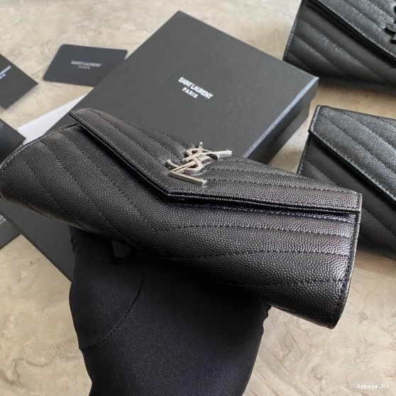 MONOGRAM YSL FLAP LARGE WALLET 0805